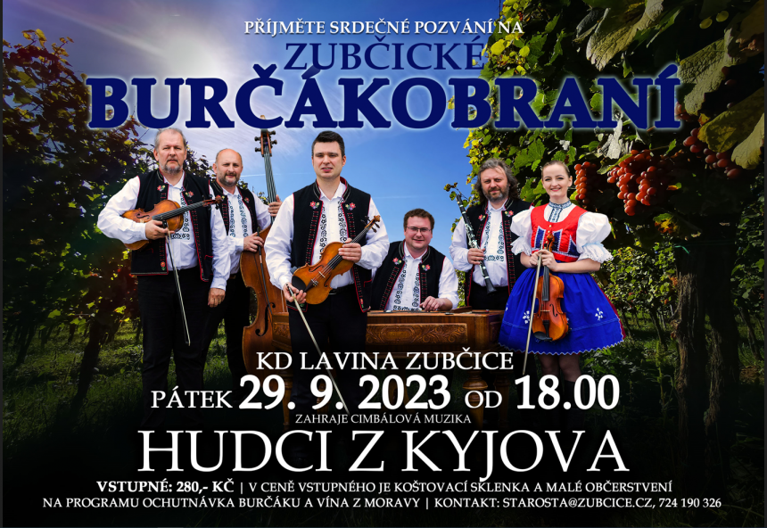 ZUBČICKÉ BURČÁKOBRANÍ